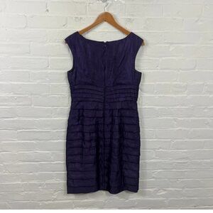 Adriana Papell Purple Cocktail Dress